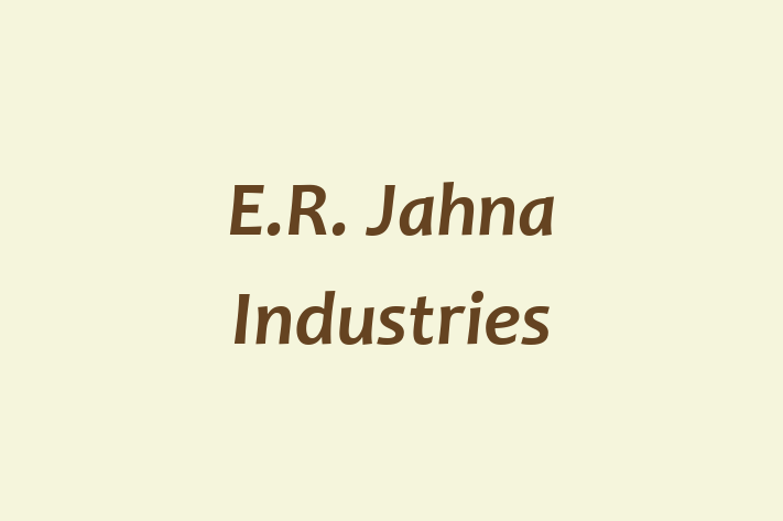 Human Resource Management E.R. Jahna Industries