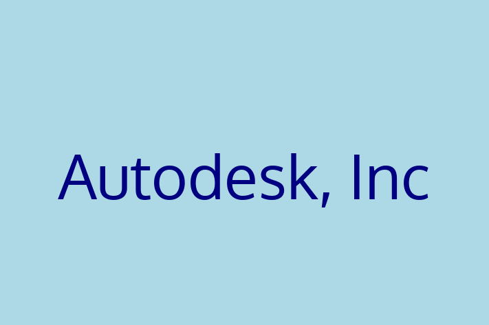 Technology Company Autodesk Inc