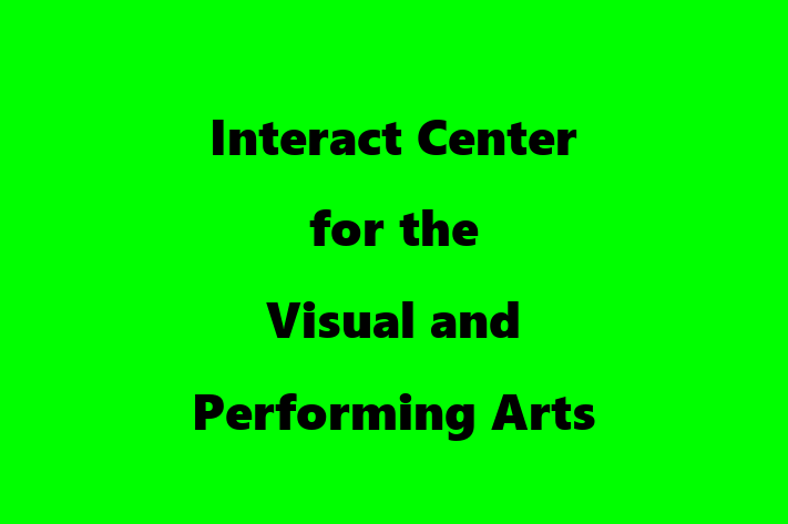 Talent Management Interact Center for the Visual and Performing Arts