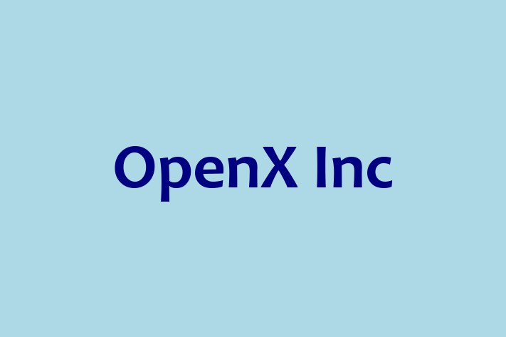 Application Development Company OpenX Inc