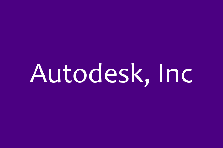 Software Firm Autodesk Inc