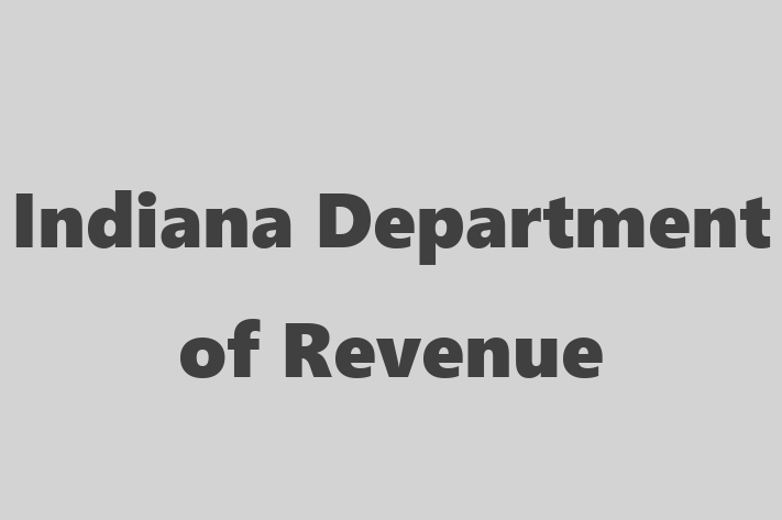 Labor Relations Indiana Department of Revenue