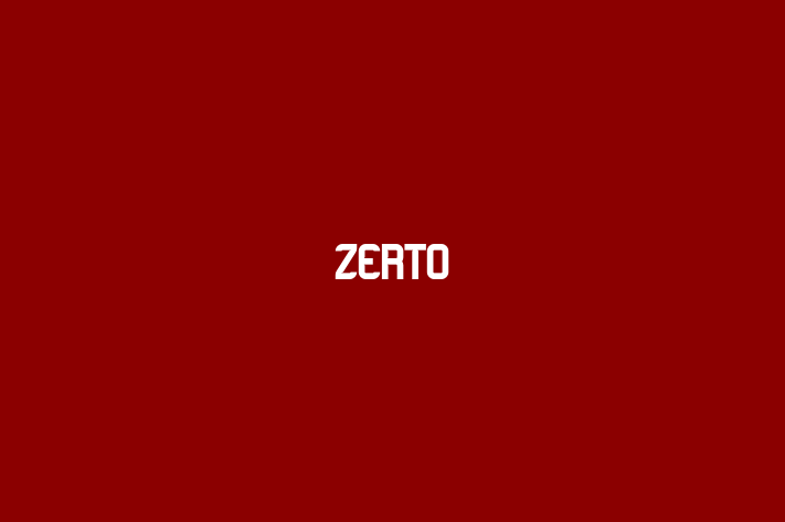 Software Consultancy Zerto