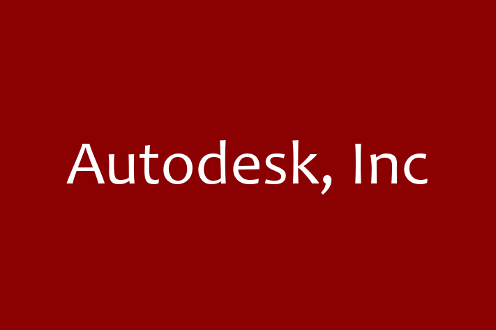 Software Development Firm Autodesk Inc