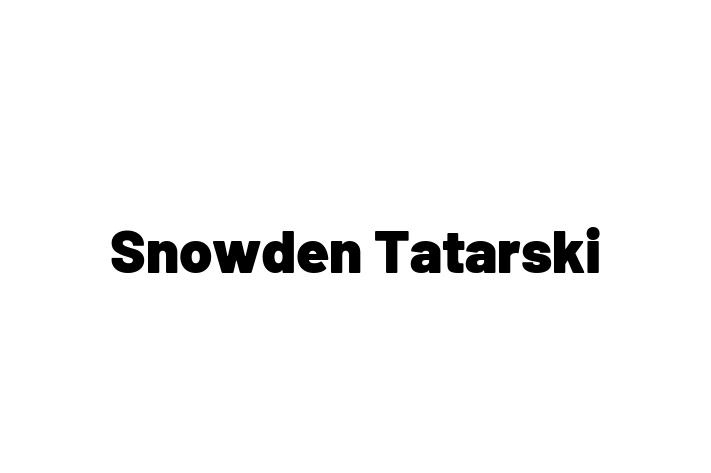 Software Development Company Snowden Tatarski