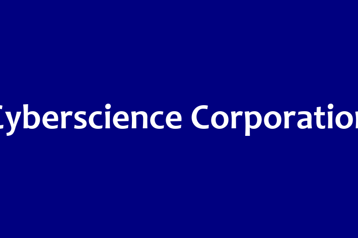 Software Development Company Cyberscience Corporation