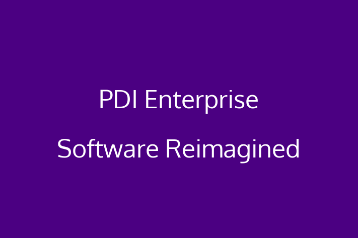 Software Engineering Company PDI Enterprise Software Reimagined