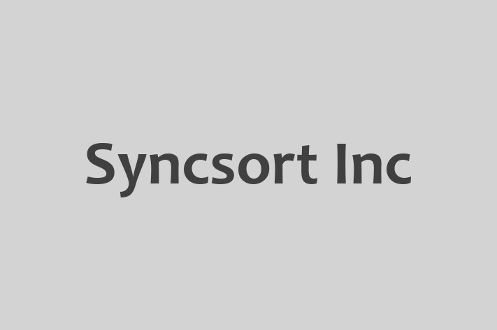 Software Solutions Provider Syncsort Inc