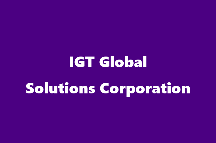 IT Company IGT Global Solutions Corporation