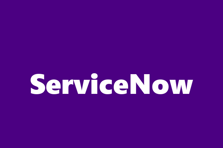 Technology Solutions Firm ServiceNow