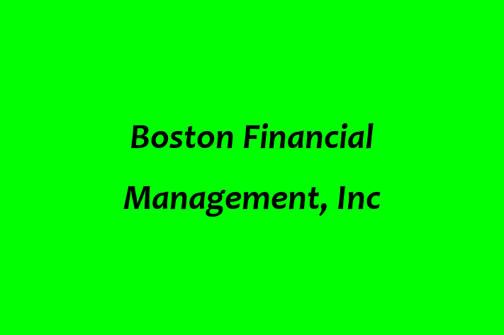 Technology Solutions Firm Boston Financial Management Inc