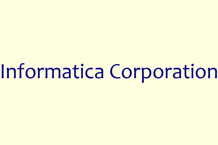 Software Development Firm Informatica Corporation