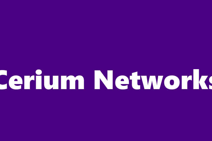 People Management Cerium Networks