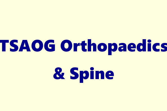 People Management TSAOG Orthopaedics  Spine