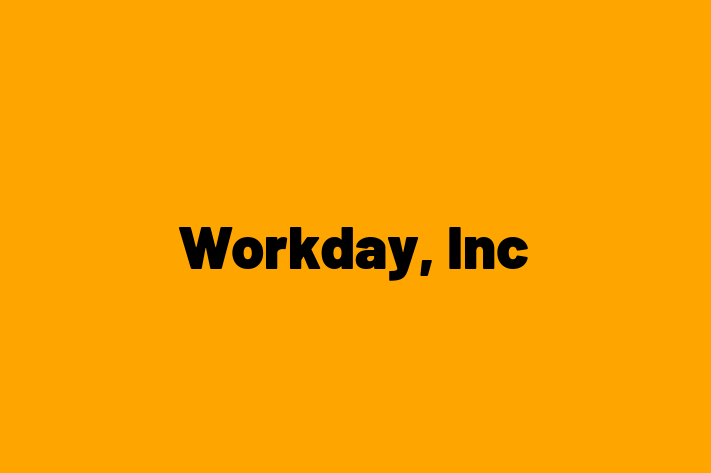 Technology Company Workday Inc