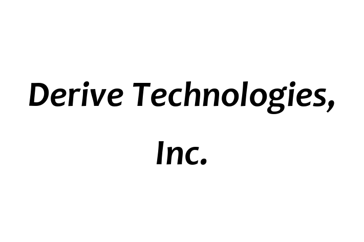 Technology Company Derive Technologies Inc.