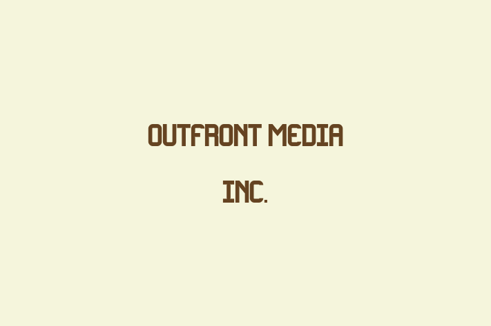 Tech Solutions Company OUTFRONT Media Inc.