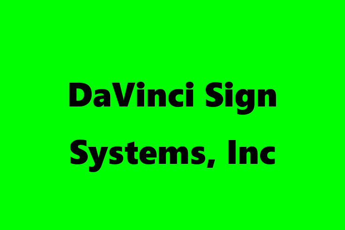 Employee Resource Management DaVinci Sign Systems Inc