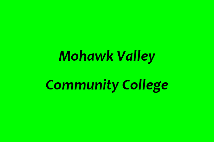 Human Capital Management Mohawk Valley Community College