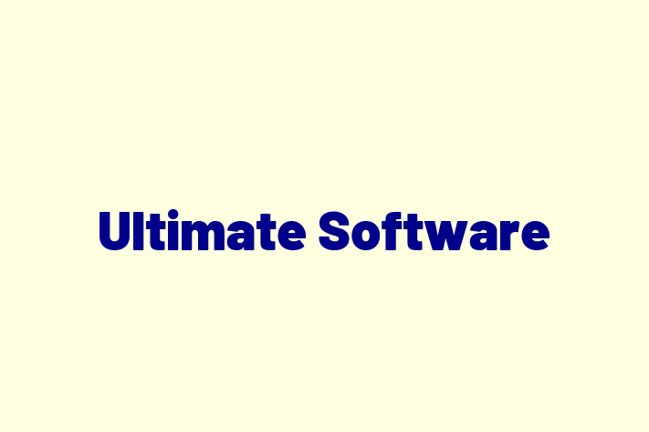 Software Consultancy Ultimate Software