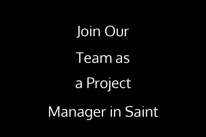 Join Our Team as a Project Manager in Saint Paul