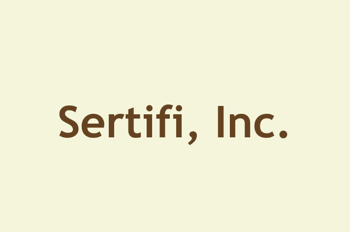 Software Engineering Company Sertifi Inc.