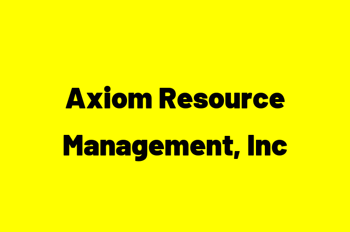 Software Consultancy Axiom Resource Management Inc