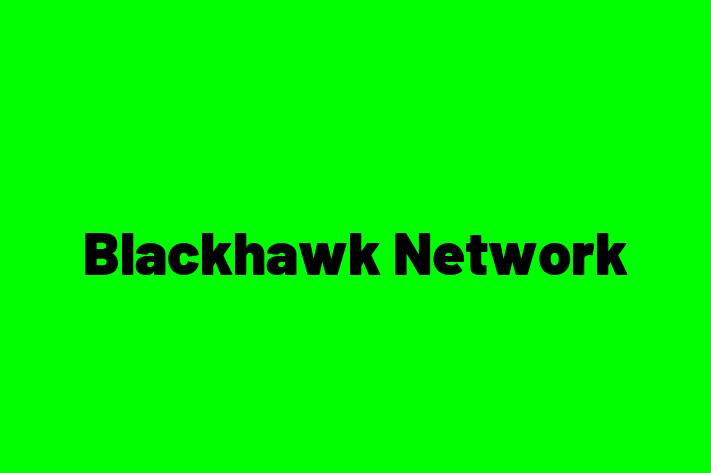 Application Development Company Blackhawk Network