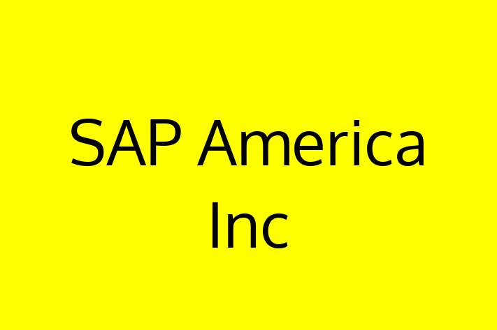 Software Solutions Provider SAP America Inc