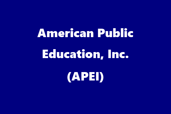 Employee Relations American Public Education Inc. APEI