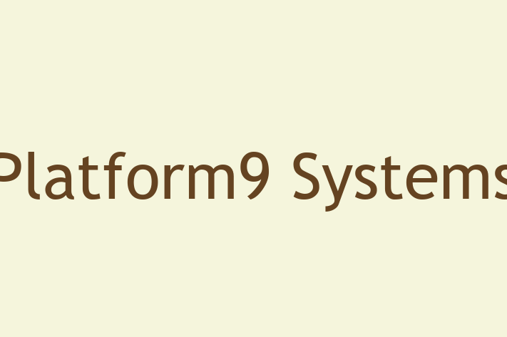 Technology Solutions Firm Platform9 Systems