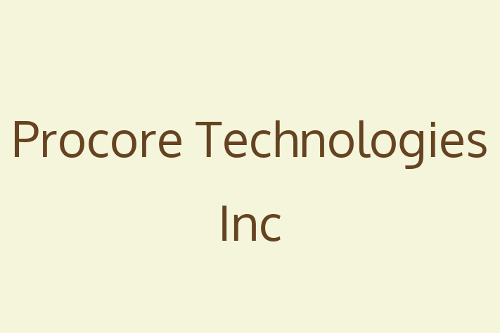 Technology Solutions Firm Procore Technologies Inc