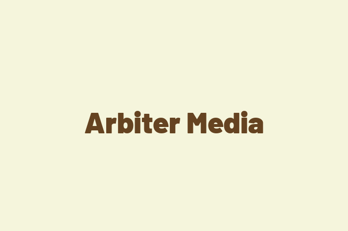 Technology Solutions Firm Arbiter Media