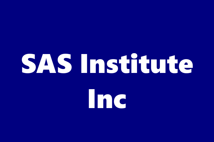 Software Consultancy SAS Institute Inc