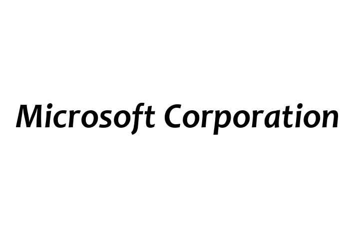 Digital Solutions Provider Microsoft Corporation