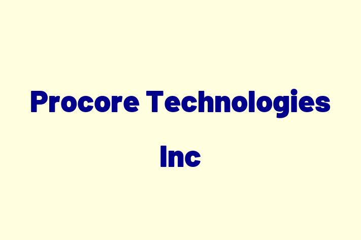 Technology Solutions Firm Procore Technologies Inc