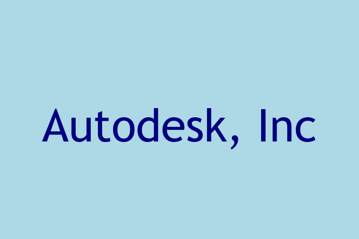 Technology Solutions Firm Autodesk Inc