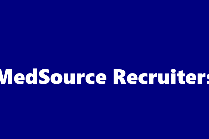 Workforce Management MedSource Recruiters