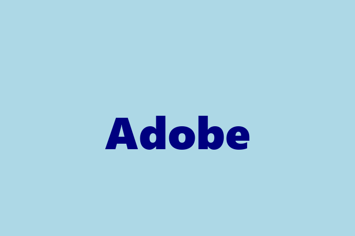 Digital Solutions Provider Adobe