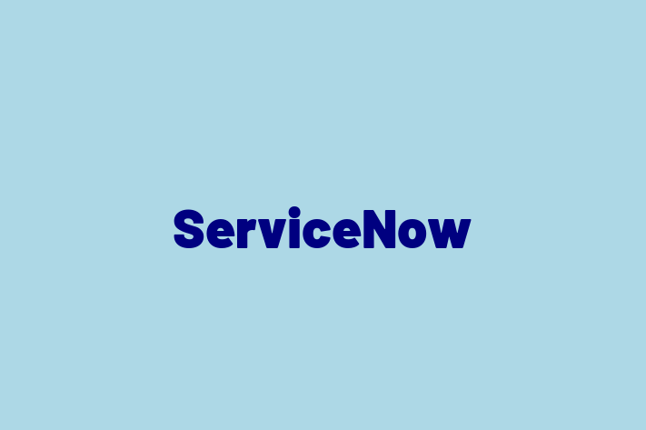 Software Firm ServiceNow