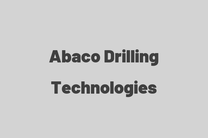 Human Capital Management Abaco Drilling Technologies