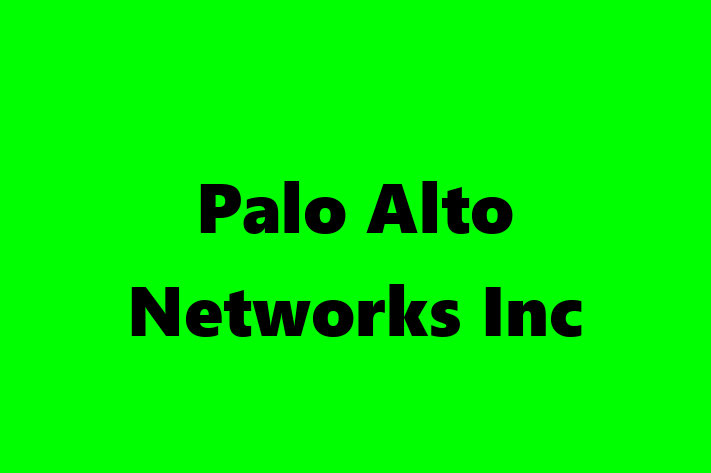 Tech Solutions Company Palo Alto Networks Inc