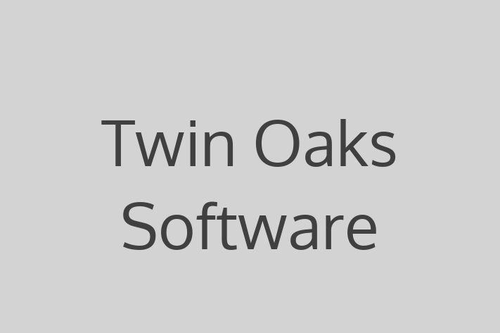 Technology Company Twin Oaks Software