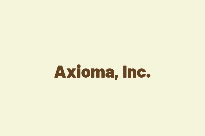 Software Services Company Axioma Inc.