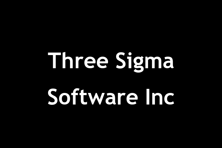 Technology Solutions Firm Three Sigma Software Inc