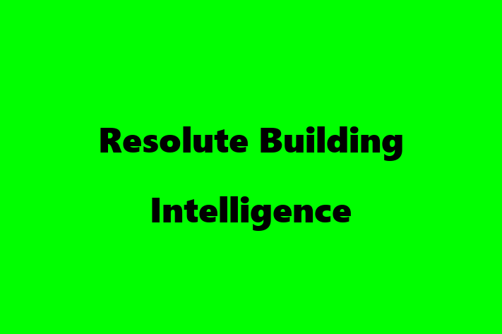 Software Engineering Company Resolute Building Intelligence