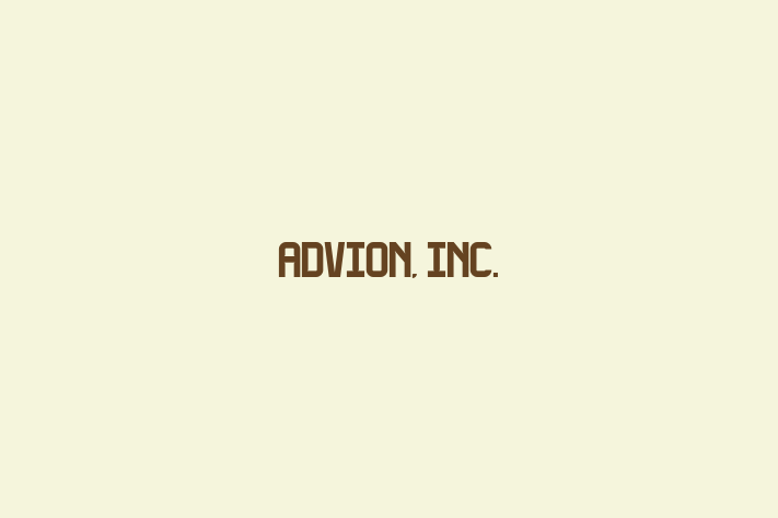 Employee Resource Management Advion Inc.