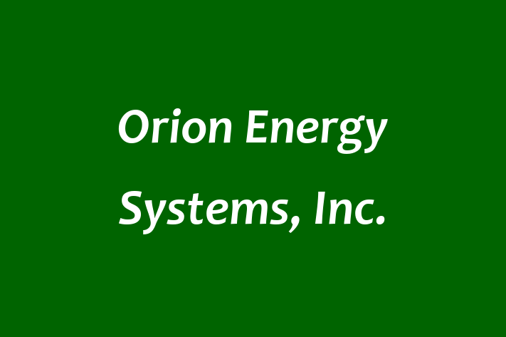 Staff Management Orion Energy Systems Inc.