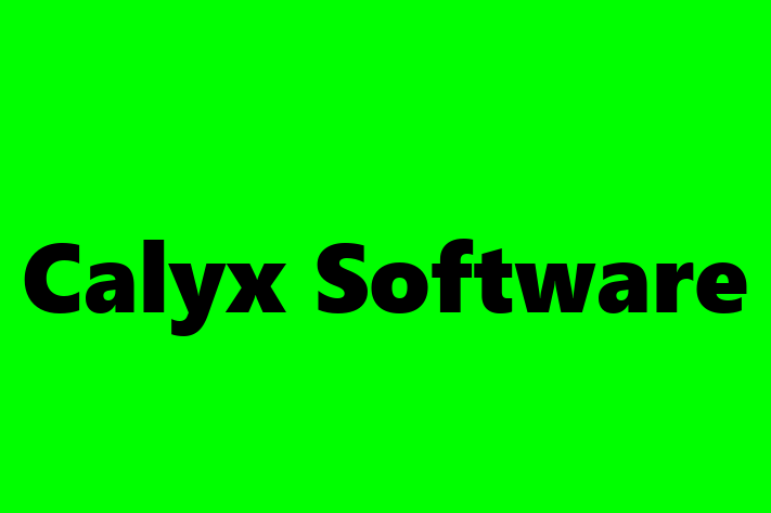 Software Solutions Provider Calyx Software