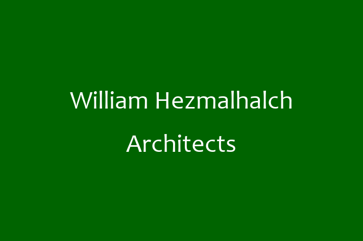 Architect planner William Hezmalhalch Architects